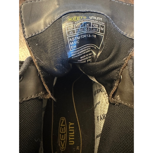 KEEN Utility Work Boots Waterproof men’s 11.5EE - Picture 9 of 11